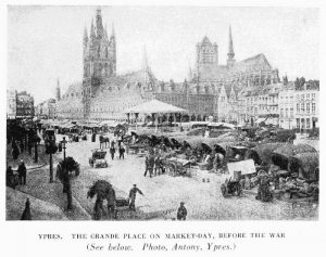 History 1st Ypres market before the war