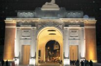 The Menin Gate, Ypres at night- Somme and Ypres Battlefield Tour