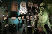 Selection of early gas masks in Passchendaele Museum – Somme and Ypres Battlefield Tour