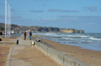 Centre of Omaha Beach looking west – Normandy and D-Day Landings Tours