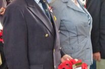 Jane and Michael taking part in the Last Post Ceremony at the Menin Gate – Somme and Ypres Battlefield Tour