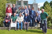 The tour party at Hill 60 – Somme and Ypres Battlefield Tour