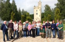 The Group at the Ulster Tower – Somme Battlefield Tour