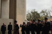 The Buglers play the Last Post at the Armistice Remembrance Ceremony at the Menin Gate, Ypres – Armistice Remembrance Tour