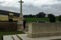 For those not at the Official Somme 100 Memorial Ceremony at Thiepval, we had our own private ceremony – 100th Anniversary of the Somme Battlefield Tour