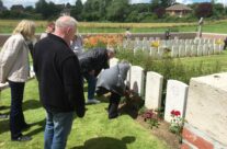 A personal visit to a relative’s grave at Fricourt British Cemetery – 100th Anniversary of the Somme Battlefield Tour