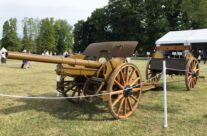 WW1 French 75 Cannon at the Passchendaele Museum – Passchendaele Anniversary Remembrance Battlefield Tour