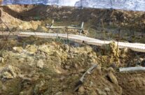 Recreated WW1 German trenches in the grounds of the Passchendaele Museum – Passchendaele Anniversary Remembrance Battlefield Tour