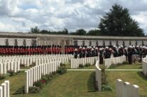 At Tyne Cot for the Passchendaele 100th Anniversary Remembrance Service – Passchendaele Anniversary Remembrance Battlefield Tour