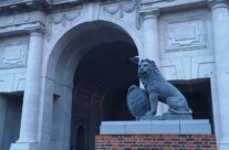 The Menin Gate Lions, Ypres – Passchendaele Anniversary Remembrance Battlefield Tour