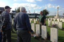 Essex Farm Cemetery at Rifleman Strudwick’s Grave – Taste of Flanders Ypres Battlefield Tour