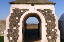 From inside the gate of Tyne Cot Cemetery – Taste of Flanders Ypres Battlefield Tour