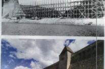 Then and now photos on display of the Möhne Dam – Dam Busters Private Battlefield Tour