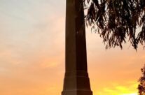 The Cross of Sacrifice at Railway Dugouts Burial Ground (Transport Farm) Cemetery – 2018 Armistice Remembrance Day in Ypres