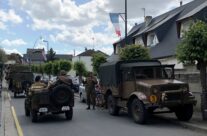 Vintage military vehicles in Arromanches – Normandy and D-Day Landings 75th Anniversary Tour