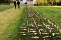 ‘Lost Lives’ exhibit at Thiepval Memorial to the Missing to commemorate the Fallen on each day of the First World War – Somme and Ypres WW1 Battlefield Tour
