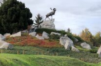 The Caribou Memorial at Newfoundland Park – Somme and Ypres WW1 Battlefield Tour