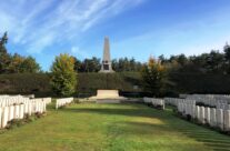 Battle Memorial of the 5th Australian Division at Buttes New British Cemetery, Polygon Wood – Somme and Ypres WW1 Battlefield Tour