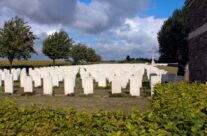 Le Pont d’Achelles Cemetery – the cemetery where Stephen Grady and his father worked – Gardens of Stone book by Stephen Grady WW2 Tour