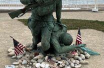 Wounded Soldier Memorial, Omaha Beach – Normandy and the D-Day Landings Tour