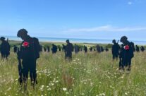 Standing with Giants Display, British Normandy Memorial – 2024 Normandy and D-Day Landings Tour
