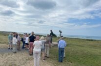 Overlooking Arromanches Mulberry Harbour – 2024 Normandy and D-Day Landings Tour