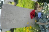 Remembering William C Gilbert at Warlencourt British Cemetery – Somme and Ypres WW1 Battlefield Tour
