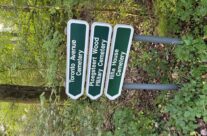 CWGC Signs in Ploegsteert Wood – RGJ Assoc London Branch, Rifleman of the Ypres Salient WW1 Tour