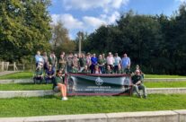 The group at Hill 60 and the Rifles Memorial – RGJ Assoc London Branch, Rifleman of the Ypres Salient WW1 Tour