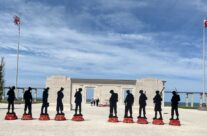 Standing with Giants Display, British Normandy Memorial – 2025 Normandy and D-Day Landings Tour