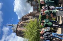 At the back of the former St Elisabeths Hospital – 2025 RGJ Assoc London Branch Arnhem ‘A Bridge Too Far’ Battlefield Tour