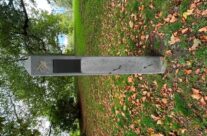 Marker for the defence of the Van Linburg Stirum School – 2025 RGJ Assoc London Branch Arnhem ‘A Bridge Too Far’ Battlefield Tour